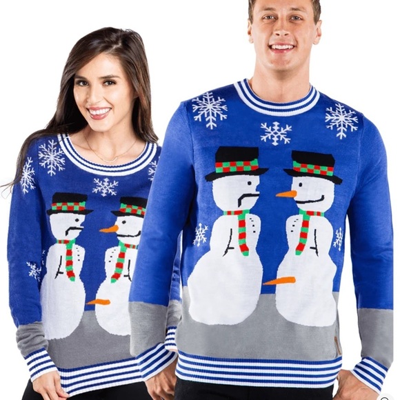 Tipsy Elves Sweaters - Tipsy Elves Funny Snowman Sweater